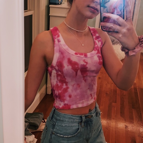 American Eagle Outfitters Tops - tie dye american eagle tank